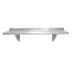 Thumbnail image #1 for Advance Tabco Wall-Mounted Stainless Steel Shelf, 24 x 10 Inches, 16 Gauge, Satin Finish