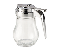 Dripcut® 16 oz Clear Polycarbonate Replacement Syrup Server Jar