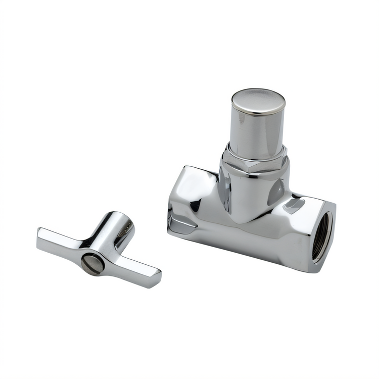 Product image #1 for T&S Brass B-0416 1/2" NPT Female Straight Loose Key Stop Valve
