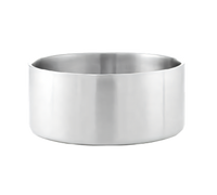 American Metalcraft Double-Wall Satin Finish Stainless Steel Serving Bowl, 156 oz., 10-Inch