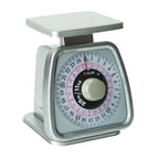 Thumbnail image #1 for Taylor Precision TS25KL Analog Dual-Measure Portion Control Food Scale, 25 lb/11 kg, Rotating Sloped Dial, Stainless Steel Case of 4
