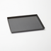 Thumbnail image #1 for Sicilian-Style Rectangular Hard Coat Anodized Aluminum Pizza Pan, 14 x 10 x 1 Inch