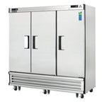 Thumbnail image #1 for Everest Refrigeration EBRF3 3-Section Dual-Temperature Reach-In Refrigerator/Freezer Combo, Bottom-Mounted, Stainless Steel, 46/22 Cu. Ft.