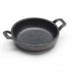 Thumbnail image #1 for American Metalcraft CIPR5125 Round Pre-Seasoned Cast Iron Casserole, 8.5 oz, 5 in, with Handles, Black Case of 24