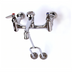 Thumbnail image #1 for T&S Brass B-0655-BSTP-CR Wall-Mount Service Sink Faucet, 8-Inch Centers, Polished Chrome