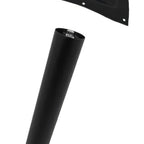 Thumbnail image #1 for Omcan USA 43206 Standard Height Modular Restaurant Table Column, Square Spider Top, 3-Inch Diameter x 28.5-Inch Height, Black Case of 8