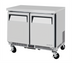Thumbnail image #1 for Turbo Air M3 Series Shallow Depth 1-Section Undercounter Refrigerator with 2 Solid Doors, 4.27 Cu. Ft.