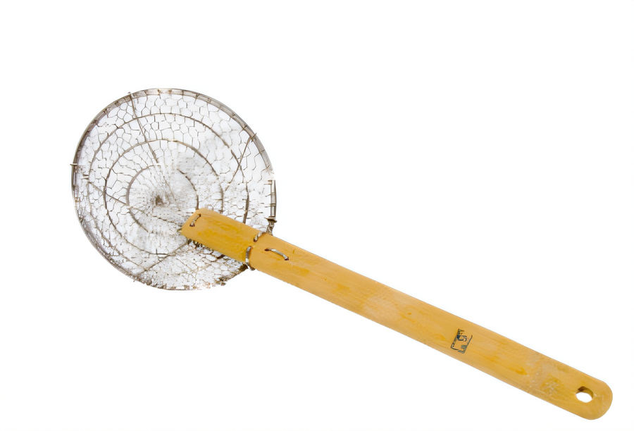 Product image #1 for Town Coarse Double Mesh Stainless Steel Strainer with Bamboo Handle