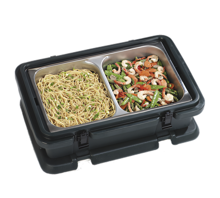 Product image #1 for Cateraide Insulated Top-Load Single Pan Food Carrier, 12 Qt, Black