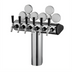 Thumbnail image #1 for Perlick Illuminated Winged Tee Countertop Glycol-Cooled 6-Faucet Beer Draft Tower