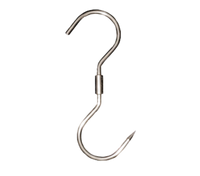 Stainless Steel Swivel S Hook, 10-1/2 Inch x 1/2 Inch