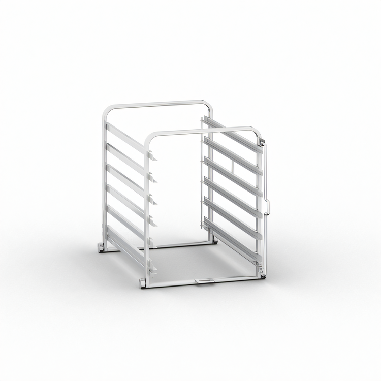 Product image #1 for RATIONAL 6-Half Size Mobile Oven Rack for iCombi Pro/Classic, 6-Pan Capacity