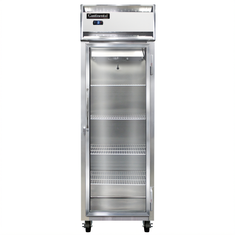 Product image #1 for Continental Refrigerator 1FSNSSGD One-Section Shallow Depth Display Freezer with Glass Door