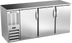Thumbnail image #1 for Beverage-Air Three-Section Shallow Depth Back Bar Refrigerator with Solid Doors, 72 Inch, 19.6 Cu. Ft.