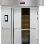 Thumbnail image #1 for Baxter Manufacturing OV520E2 Electric Rotating Rack Oven, Curved Front, Double Rack Capacity, Programmable Touchscreen, Self-Contained Steam