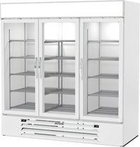 Beverage Air MarketMax Dual-Temp 3-Section Reach-In Glass Door Merchandiser Refrigerator/Freezer
