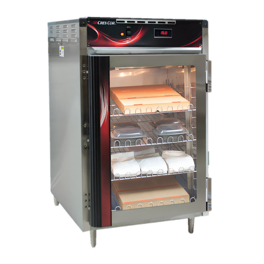 Product image #1 for Cres Cor Half-Size Pass-Thru Countertop Heated Holding Cabinet with Tempered Glass Doors