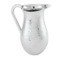 Thumbnail image #1 for American Metalcraft Long Neck Bell Double-Wall Hammered Stainless Steel Water Pitcher, 64 oz
