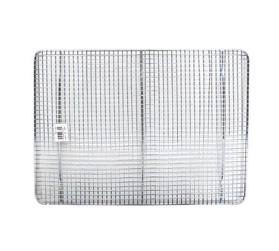 Product image #1 for Chrome Plated Footed Wire Pan Grate for Half-Size Bun Pans, 12 x 16-1/2 Inches