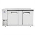 Thumbnail image #1 for Atosa 2-Section Stainless Steel Back Bar Cooler with Self-Contained Side-Mount Refrigeration and Solid Locking Doors, 21.5 Cu. Ft.