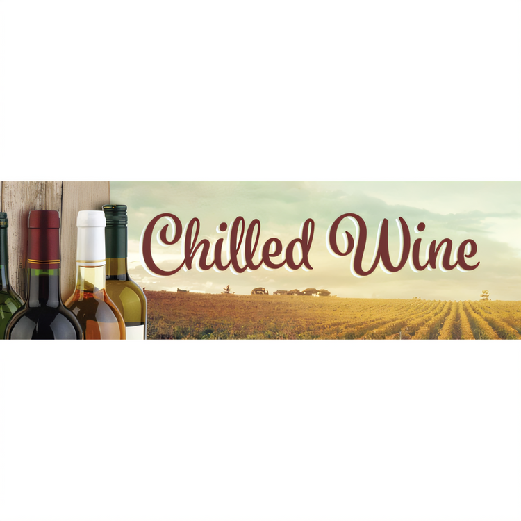 Product image #1 for Beverage-Air Vineyard Chilled Wine Sign/Menu for MMR27 Merchandiser