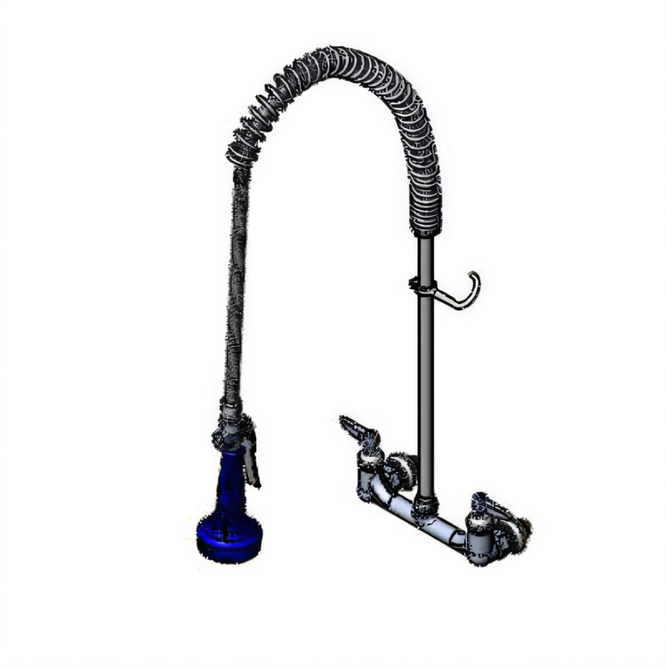 Product image #1 for T&S Brass B-0133-EE-CR-8C Commercial Faucets & Plumbing