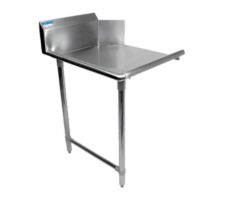 Product image #1 for BK Resources 60-Inch Straight Clean Dish Table, Right-to-Left Operation, 18-Gauge Stainless Steel Top