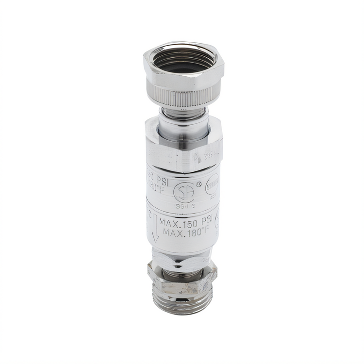 Product image #1 for T&S Brass 3/8-Inch NPT Dual Check Vacuum Breaker with Garden Hose Adapters