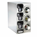 Thumbnail image #1 for Dispense-Rite Adjustable Stainless Steel Cup Dispensing Cabinet with 3 Dispensers, Lid Chutes and Straw Organizer