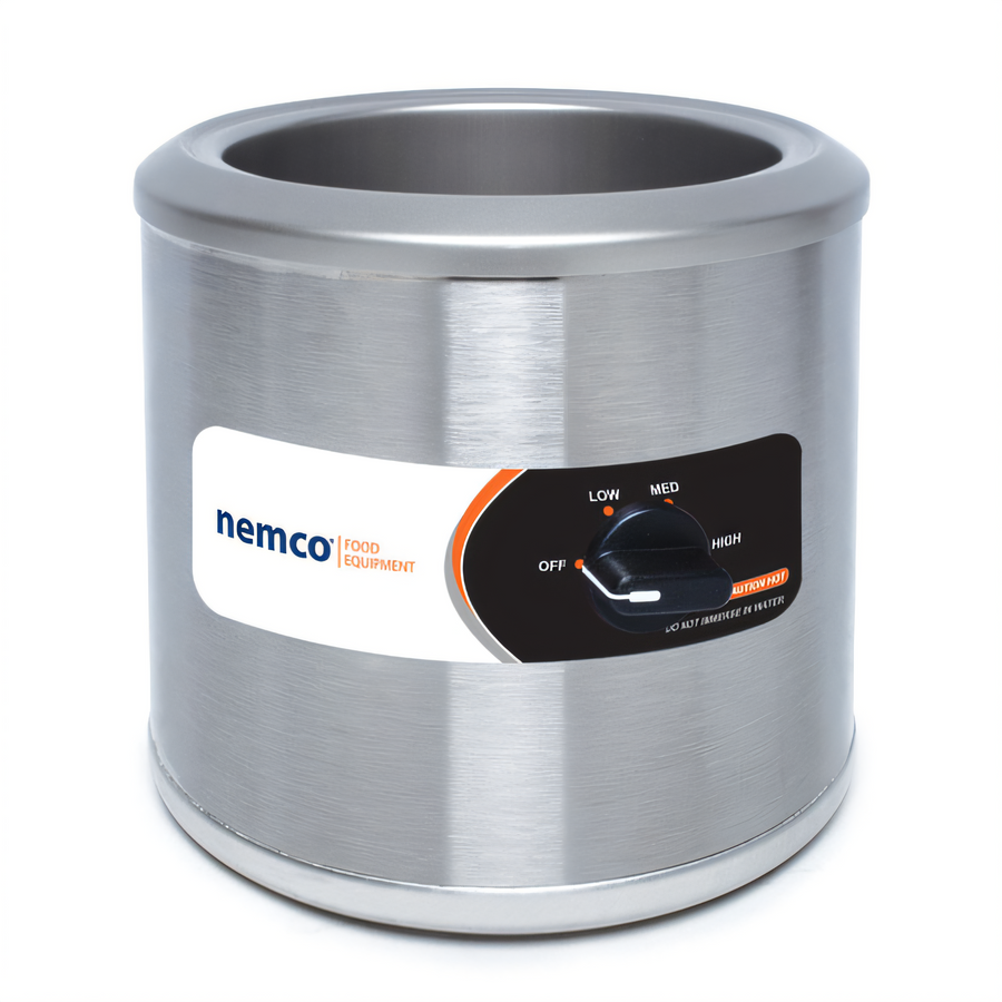 Product image #1 for Nemco 6100A Countertop Round Food Warmer, 7 Qt., Stainless Steel, 120V
