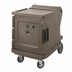 Thumbnail image #1 for Cambro Camtherm Low Profile Electric Hot Holding Cart with Single Door, 11 Sheet Pan Capacity, Granite Sand