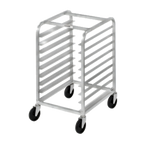 Thumbnail image #1 for Channel Manufacturing 426S 7-Pan Half-Height Stainless Steel End-Load Bun Pan Rack, 4-Inch Spacing, with Casters