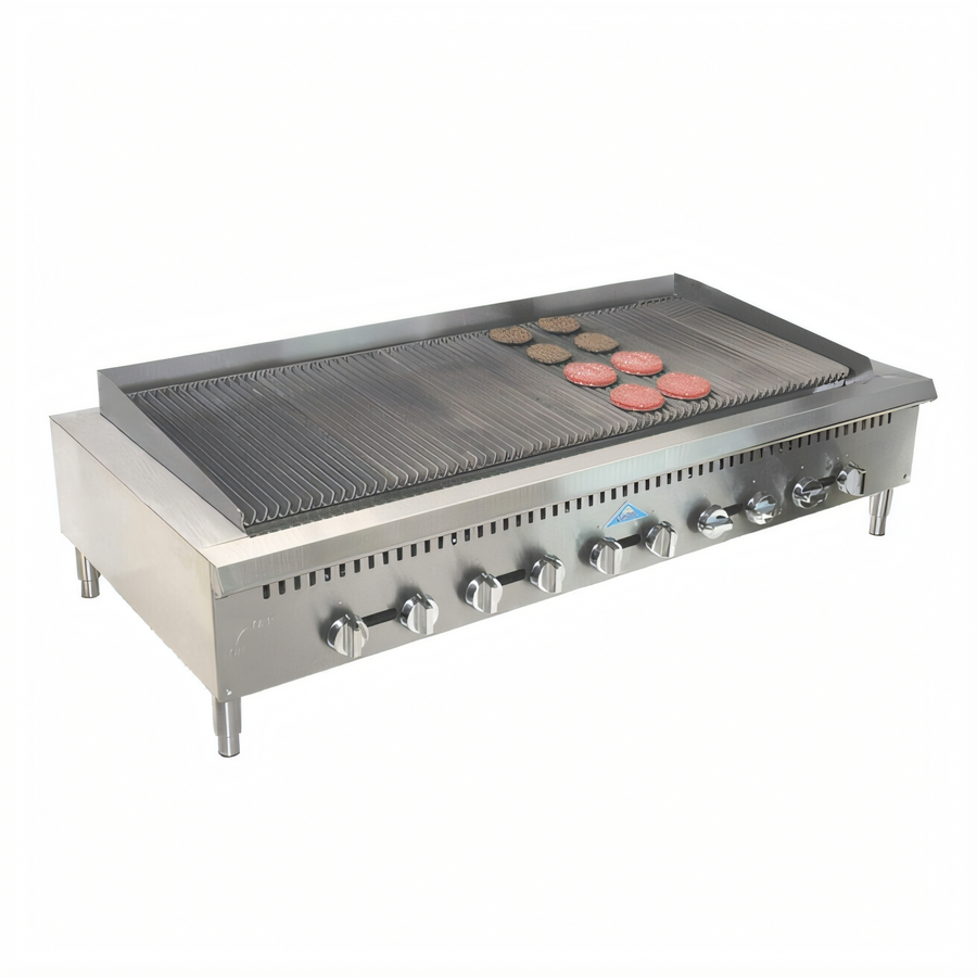 Product image #1 for Comstock-Castle CCHRB60 Countertop Gas Char-Broiler with 60" x 22" Grill Area