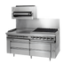 Thumbnail image #1 for Jade Range Titan JMRH-72GT 72-Inch Heavy Duty Modular Gas Griddle Top Range with Thermostatic Controls