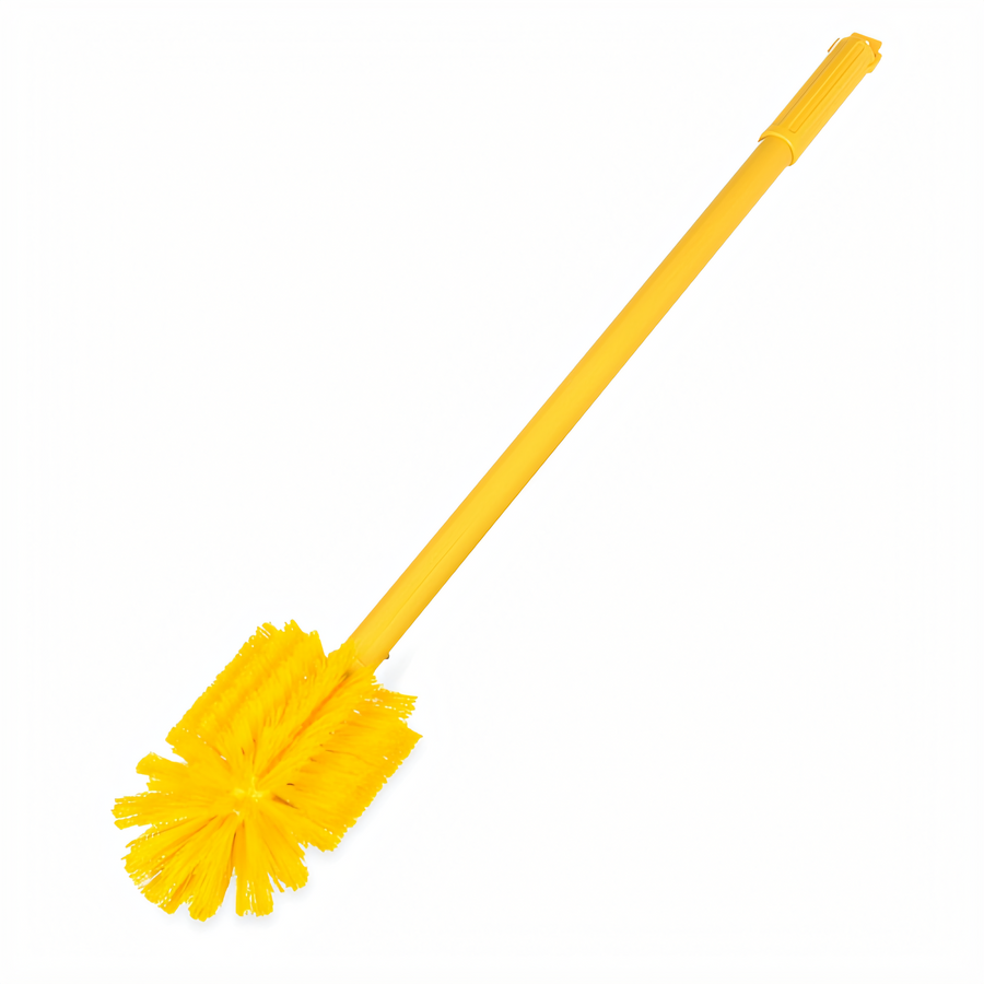 Product image #1 for Sparta® Color-Coded Multi-Purpose Valve & Fitting Brush, 30-Inch Handle, Oval Head, Yellow