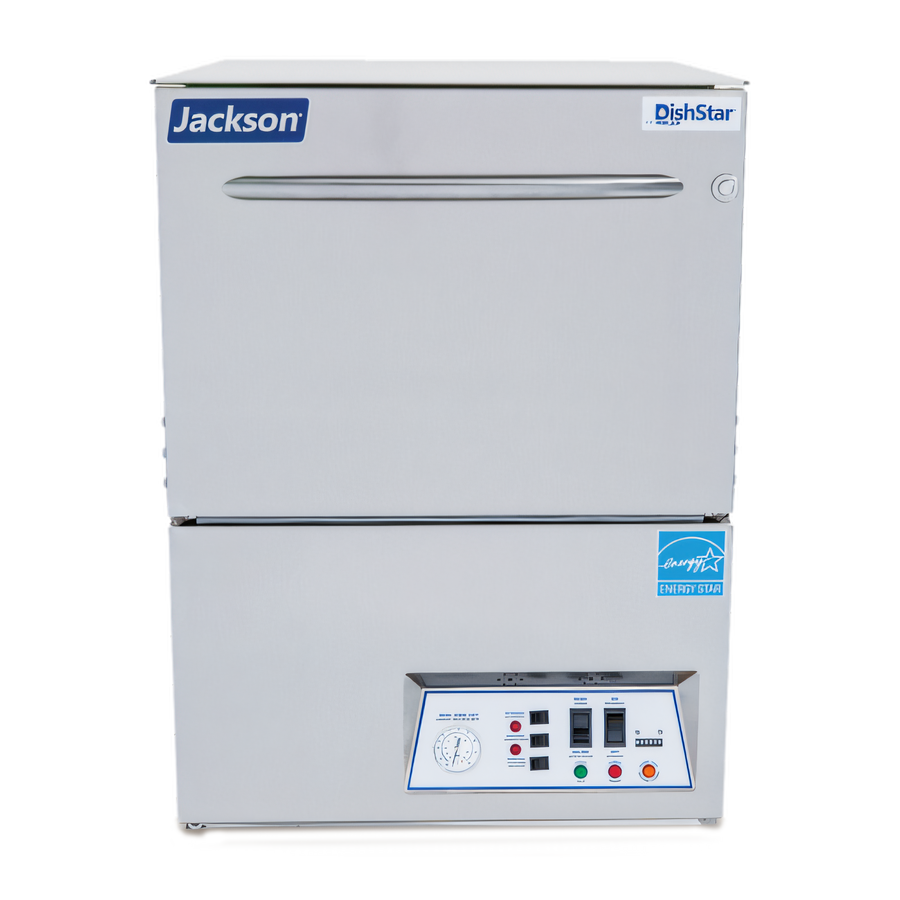 Product image #1 for Jackson DishStar LT Low Temperature Chemical Sanitizing Undercounter Dishwasher, 20" x 20" Rack, Approximately 24 Racks/Hour