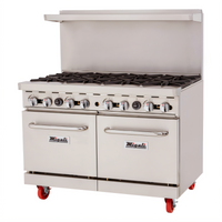 Migali Industries C-RO8B-LP Competitor Series® Gas Ranges