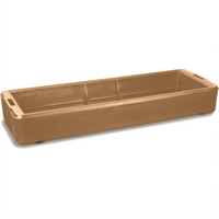 SixStar 6-Foot Food Bar Basin Only, Textured Polyethylene, Beige