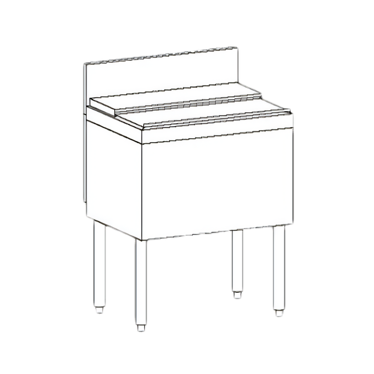 Product image #1 for Top Shelf TS18IC 18-Inch Modular Underbar Ice Bin/Cocktail Unit, Non-Cold Plate