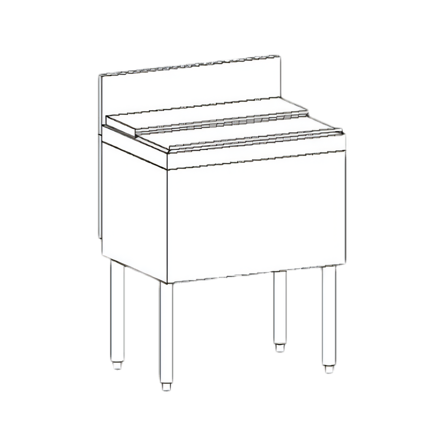 Product image #1 for Top Shelf TS18IC 18-Inch Modular Underbar Ice Bin/Cocktail Unit, Non-Cold Plate