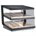 Thumbnail image #1 for Admiral Craft HFD-85 Countertop Hot Food Display Case, 85 Liter, 2-Shelf, Stainless Steel