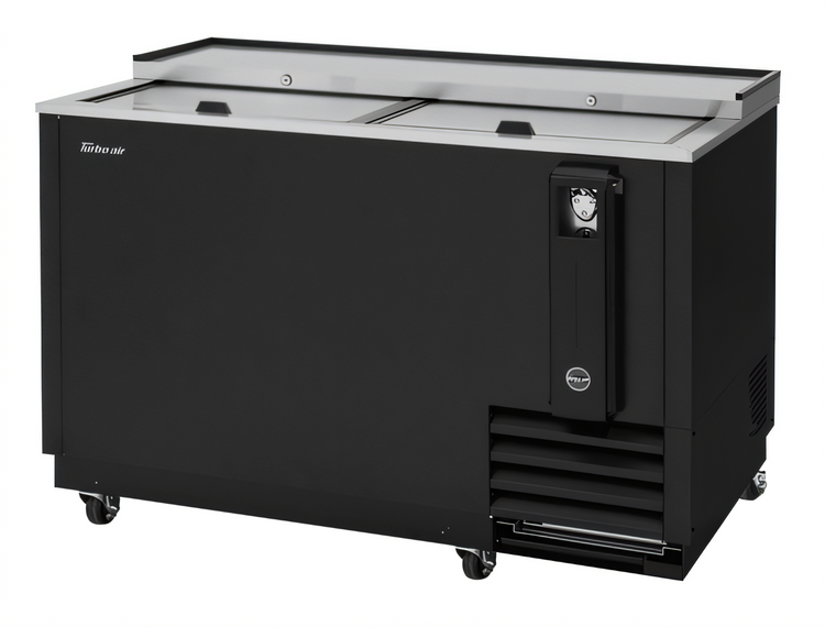 Product image #1 for Turbo Air Super Deluxe 50-Inch 13.5 Cu. Ft. Bottle Cooler with Sliding Lids and Side-Mount Compressor