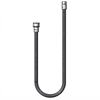 39 9/16 Inch Flexible Stainless Steel Pre-Rinse Replacement Hose with Swivel