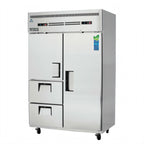 Thumbnail image #1 for Everest Refrigeration ESRF2D2 Two-Section Reach-In Refrigerator/Freezer Combo, Dual Temperature, 44 Cu. Ft., Top-Mounted Refrigeration