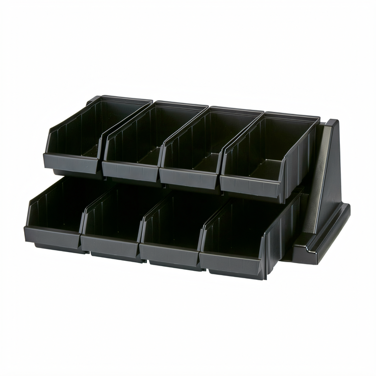 Product image #1 for Cambro Versa 8-Bin Wall-Mount Condiment Organizer Rack