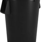 Thumbnail image #1 for CFS Brands Bronco 84105503 55-Gallon Round Stackable Waste Container, Black Case of 2