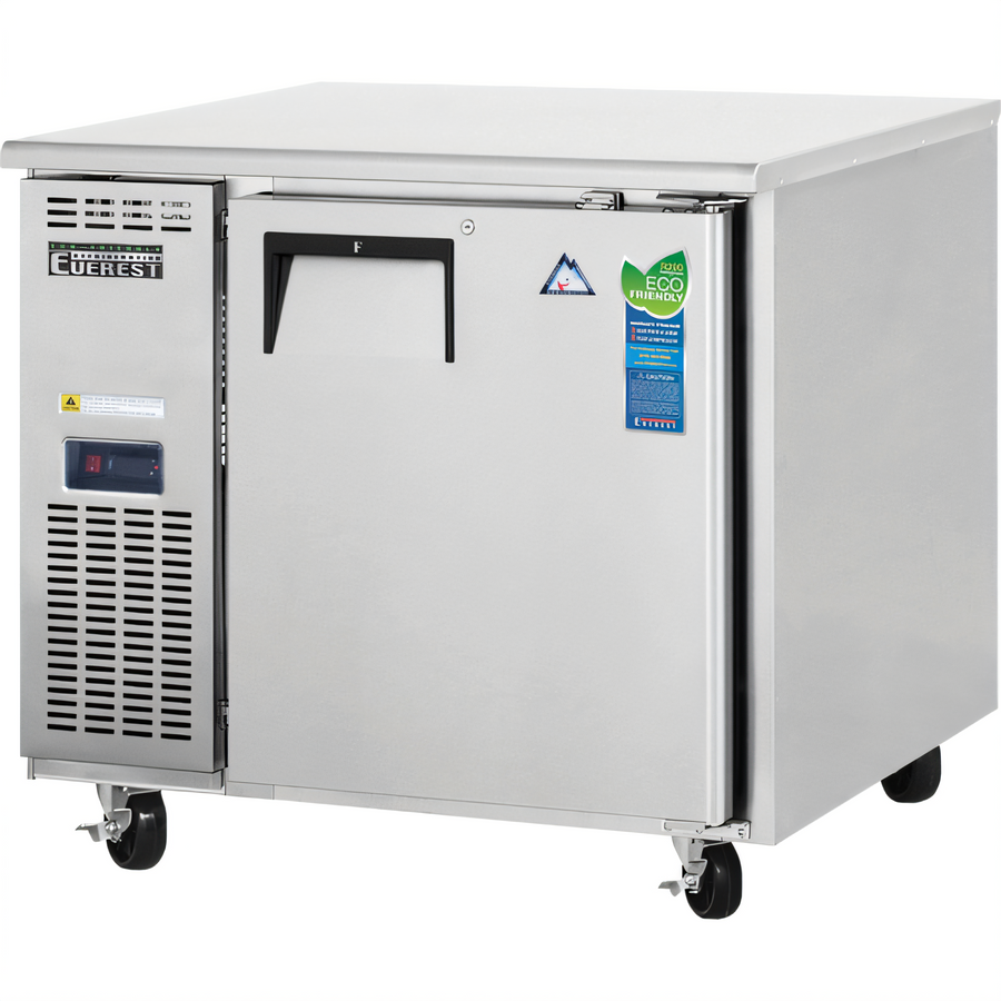 Product image #1 for Everest Refrigeration ETF1 Undercounter/Worktop Freezer, 1-Section, 9.0 Cu. Ft., Stainless Steel