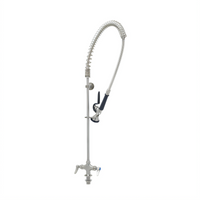 EverSteel Stainless Steel Single-Hole Deck-Mount Pre-Rinse Unit with 24-Inch Riser and 44-Inch Hose