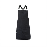 Mercer Culinary M63208BDBK Metro Edge® Chef Aprons & Kitchen Smocks