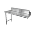 Thumbnail image #1 for Omcan 60-Inch Left-Side Straight Clean Dish Table, 18-Gauge 304 Stainless Steel